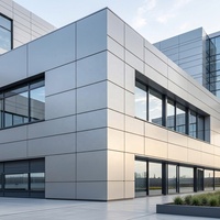 Panneau composite en aluminium avec revêtement PVDF de 4 mm, prix d'usine, système de façade de bâtiment moderne, revêtement mural A2