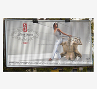 Panneau d'affichage rotatif prismatique Panneau d'affichage en aluminium tri-action Affichage trivision