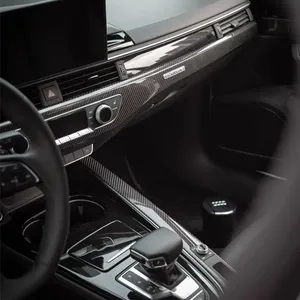 ชุดแต่งภายในคาร์บอนไฟเบอร์ 7 ชิ้น สำหรับ Audi A4 A5 S4 S5 B9 B9PA ปี 2017-2024 อัพเกรดแผงคอนโซลกลาง - Product Image 5