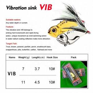 Cuillères VIB en métal bon marché Leurre de pêche Jigging Bait Spinners Pêche Wobblers Alliage de zinc <span class=keywords><strong>Truite</strong></span> Appâts durs artificiels - Product Image 2