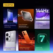 สมาร์ทโฟน realme P4 Power 5G แบตเตอรี่ 10001mAh ชาร์จเร็ว 80W หน้าจอโค้ง 6.8 นิ้ว 144Hz ชิปเซ็ต Dimensity 7400 Ultra กล้อง 50MP - Product Image 2
