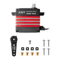 Servomoteur standard en métal sans balais à double roulement à billes KST HA20-4515 50Kgf.cm 0.13sec pour avions RC à grande échelle