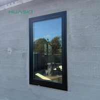 Ventana de Sistema de Aluminio Huasin, Certificada por NFRC, Ventanas Americanas de Doble Acristalamiento con Mosquiteras