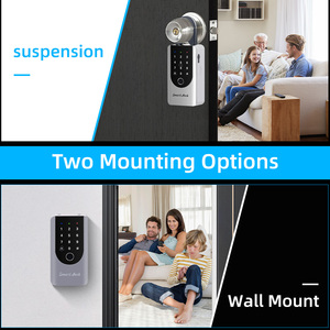 Kenrone Tuya App Boîte de rangement murale en métal Smart <span class=keywords><strong>Master</strong></span> <span class=keywords><strong>Lock</strong></span> Key Safe Box pour agent immobilier <span class=keywords><strong>Lock</strong></span> Box - Product Image 6
