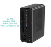 Zkmagic AMD Ryzen AI MAX+ PRO 395 Mini PC Portátil con IA, 2TB M.2, Kit de Desarrollo para Prototipos de IA y Despliegue en Campo, Windows/Linux