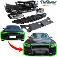 Soporte Técnico para la Actualización de Audi A8 a S8: Sistemas de Carrocería, Parachoques, Parrilla, Alerones, Faros, Guardabarros, Paneles de Revestimiento