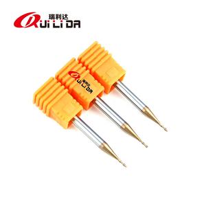 RLD 55HRC 2-Flute 1.5x50mm, mata bor persegi karbida dapat disesuaikan, pemotong penggilingan CNC untuk pemrosesan logam - Product Image 3