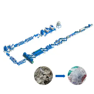Nieuwe Automatische Plastic Recycling Machine Plastic Flessen Compleet Productielijn Kern Motor Versnellingsbak Inclusief Label Remover