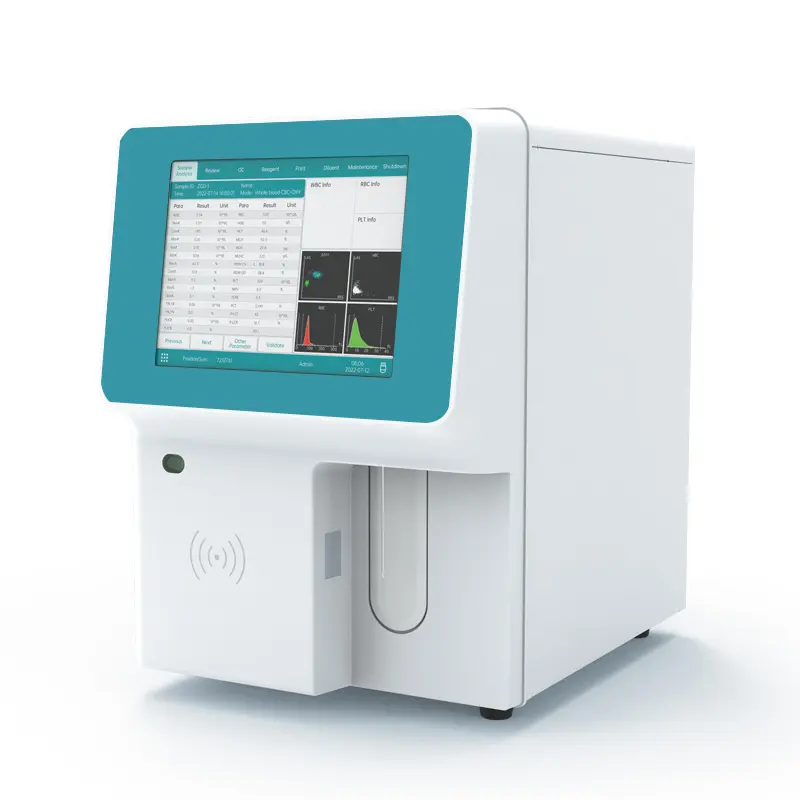 Blutzellenzähler Tierarzt 5 Teile Blutanalysesystem Hämatologie-Analysator CBC-Analysator