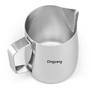 Espresso professionnel en acier inoxydable, style atte, <span class=keywords><strong>Cappuccino</strong></span>, café en métal, mousseur, <span class=keywords><strong>pichet</strong></span> à lait vapeur - Product Image 4