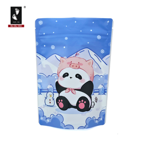 Bolsa de Embalaje de Mylar con Cierre Hermético, Impresión Digital Colorida Personalizada, de Aluminio, Reutilizable, a Prueba de Olores, para Almacenamiento de Alimentos - Product Image 2