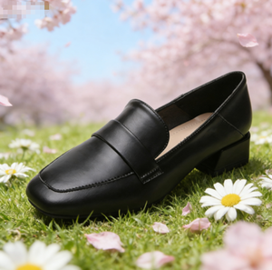 Zapatos de Microfibra para Mujer con Tacón Grueso y Punta Cuadrada - Invierno/Primavera/Otoño/Verano - Product Image 6