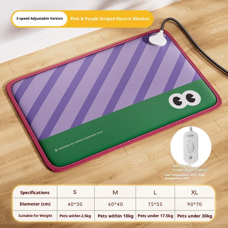 Stile a tre livelli a strisce diagonali rosa-viola