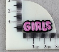 Mignon Flatback DIY Résine Accessoires Bulle Anglais Lettre Modèle pour Téléphone Cas Chaussures Épingle À Cheveux Résine Décor Charme Bulle Anglais