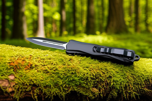 Dao gấp cao cấp cán nhôm lớn, lưỡi thép không gỉ 3CR13, dùng cho cắm trại, dao chiến thuật Bowie, có thể tùy chỉnh OEM cho việc tự chế - Product Image 2