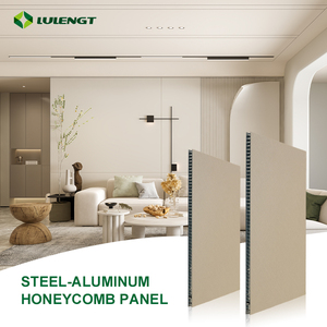 Lulengt 8mm tùy chọn nhiều màu 1180x2600mm bảng chống cháy bảng tường thân thiện với môi trường nhôm tổ ong & bảng tổng hợp thép - Product Image 1