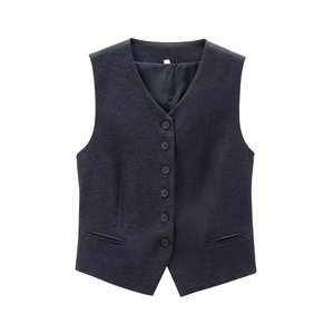Zaz Clothing Gilet de costume en <span class=keywords><strong>lin</strong></span> imitation de maternité pour femmes avec <span class=keywords><strong>pantalon</strong></span> lanterne en <span class=keywords><strong>lin</strong></span> - Product Image 3