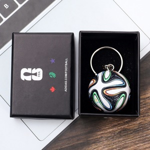 Chaveiro Pingente de Futebol Miniatura <span class=keywords><strong>2026</strong></span> EUA-Canadá-México em Material PU - Lembrança para Fãs com Caixa de Presente - Product Image 5