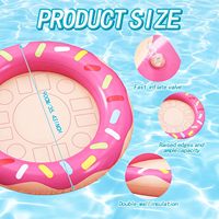 Lot de 2 refroidisseurs gonflables pour boissons glacées, plateau de service pour donuts, buffet de glaces, salades, support pour aliments et boissons pour barbecue, pique-nique, plage
