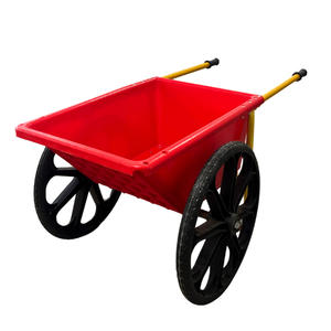 Carrinho De Mão De Duas Rodas De Metal De Grande Capacidade Customizável OEM Pequeno Jardim Dump Handcart Construção Handcart - Product Image 1