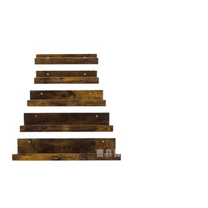 <b>Wall</b> <b>Mounted</b> <b>Shelf</b> Solid Wood Rectangle Single Layer Durable Home Living Room Decoration - Product Image 5