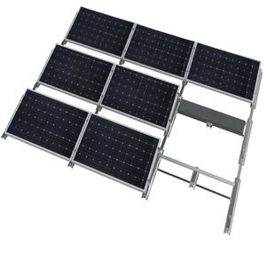 UISOLAR No Concrete Aluminum Structure Drilling <strong>Flat</strong> <strong>Roof</strong> Solution Ballasted Solar Mounting System with <strong>Steel</strong> Ballast <strong>Trays</strong> - Product Image 1