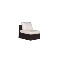 Ensemble de mobilier d'extérieur au design moderne Sofa de patio et de jardin en rotin pour hôtels, balcons et parcs