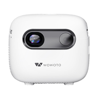Mini projecteur de haute qualité 1080P Android Wifi&Bluetooth, projecteur de poche LED avec taille de poche, 1200 lumens DLP Q6Plus