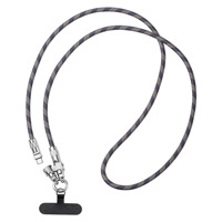Cable USB-C a C de 60W 3A con Carga Rápida, Revestimiento de PVC y Trenzado de Nailon, con Cordón para Teléfono Móvil y Cámara