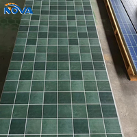 Panneaux muraux SPC imperméables à clipser avec design géométrique pour la décoration intérieure de cuisine, salle de bain et villa