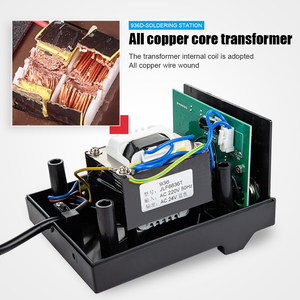 ESD-Sicher 220V 60W 75W 936D Lötstation 936 Mobiltelefon Reparatur Lötstation Hocheffiziente SMD Rework-Station - Product Image 5