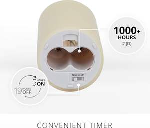 Vela Eléctrica LED de Cera Real al por Mayor con Llama Móvil sin Fuego para Decoración del Hogar, Centros de Mesa para Bodas, Diseño de Pilar - Product Image 4