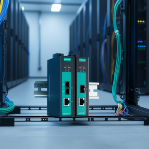 Convertidor Ethernet a Fibra Óptica Moxa IMC-21GA-T 10/100Base-Tx a 100Base-Fx para Uso Industrial - Product Image 3