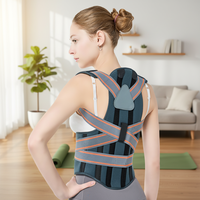 Correcteur de posture respirant Cyrus Universal Sports avec ceinture de soutien lombaire et dorsal