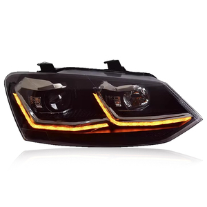 Adatto per lente faro faro faro faro LED <span class=keywords><strong>Volkswagen</strong></span> 2009-2016 Vento dinamico faro di segnalazione Drl parti auto luce auto - Product Image 3
