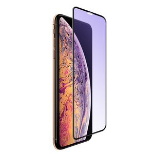 Para <span class=keywords><strong>iPhone</strong></span> <span class=keywords><strong>XS</strong></span> <span class=keywords><strong>MAX</strong></span> helada Anti púrpura azul Luz de película Protector de pantalla de <span class=keywords><strong>cristal</strong></span> templado de guardia - Product Image 3