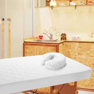 Ensemble de 3 draps de table de massage imperméables, matelassés, pour table de massage de <span class=keywords><strong>spa</strong></span>, drap élastique ajusté - Product Image 1