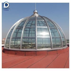 Claraboya <span class=keywords><strong>de</strong></span> Vidrio para Techos <span class=keywords><strong>de</strong></span> Salones y Atrios, Diseño Moderno Personalizado - Product Image 5
