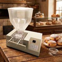 Machine de remplissage de donuts de comptoir Yufeng avec base d'alimentation et trémie supplémentaire