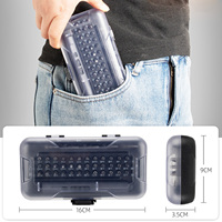 Ensemble de tournevis électrique de type stylo 48-en-1 rechargeable par USB, batterie 230 mAh, léger, 3,6 V, système magnétique, mini bricolage