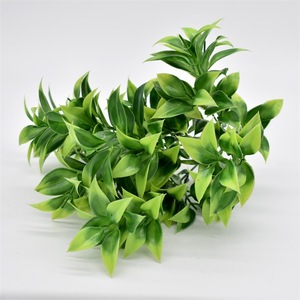 Ruyin Ramo de Hojas Artificiales de Naranjo, Plástico Verde, 10cm-30cm, Decoración Verde - Product Image 3