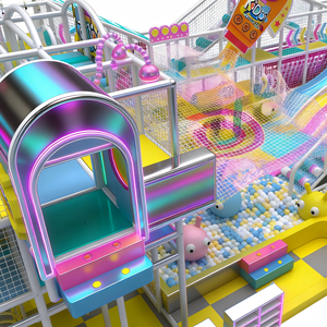 Centro <span class=keywords><strong>de</strong></span> Entretenimiento Familiar <span class=keywords><strong>de</strong></span> Alta Capacidad Aoleao, Área <span class=keywords><strong>de</strong></span> Juegos Interior con Redes <span class=keywords><strong>de</strong></span> Colores Pastel para Centros Comerciales - Product Image 1