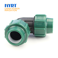 Raccords de tuyauterie en PEHD pour système d'irrigation, alimentation en eau, coudes en PVC, connecteur de tube