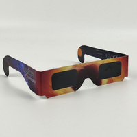 Lunettes d'éclipse solaire en vrac, lunettes d'éclipse solaire en papier certifiées par la NASA, certifiées ISO Ccqs
