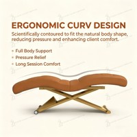 Lit de Massage Électrique de Beauté Faciale à 1 Moteur, Chaise de Table Cosmétique pour Salon de Luxe Moderne Doré, Lit de Spa Facial pour Cils
