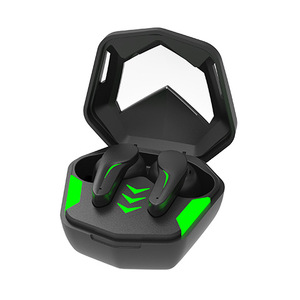 Écouteurs sans fil Bluetooth pour le gaming, noirs, avec chargement Type C 5.0, pour usage sportif - Product Image 1