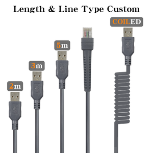 <span class=keywords><strong>Cavo</strong></span> pos per scanner di codici a barre KB2 per <span class=keywords><strong>tastiera</strong></span> CBA-K01-S10PAR all'ingrosso per Symbol Moto LS2208/DS2208/LS4208/LS4478/DS9208/DS3578 - Product Image 4