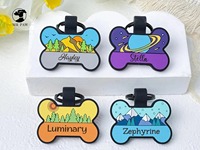 Collier pour animaux de compagnie en silicone avec puce NFC personnalisable, écologique, pour identification, gravure vierge, personnalisé, pour animaux