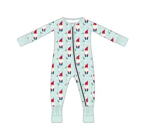 Gepersonaliseerde Goochelaarspatroon Bamboe Biologische Baby Kids Onesies