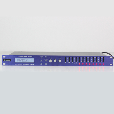 Sinbosen 2 input 6 output L R Low mid high Audio processing crossover ...